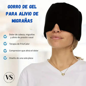 GORRO ANTIFAZ DE GEL ALIVIO Y RELAJACION