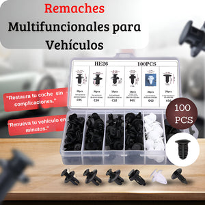 CAJA 100 REMACHES MULTIFUNCIONALES PARA VEHICULOS