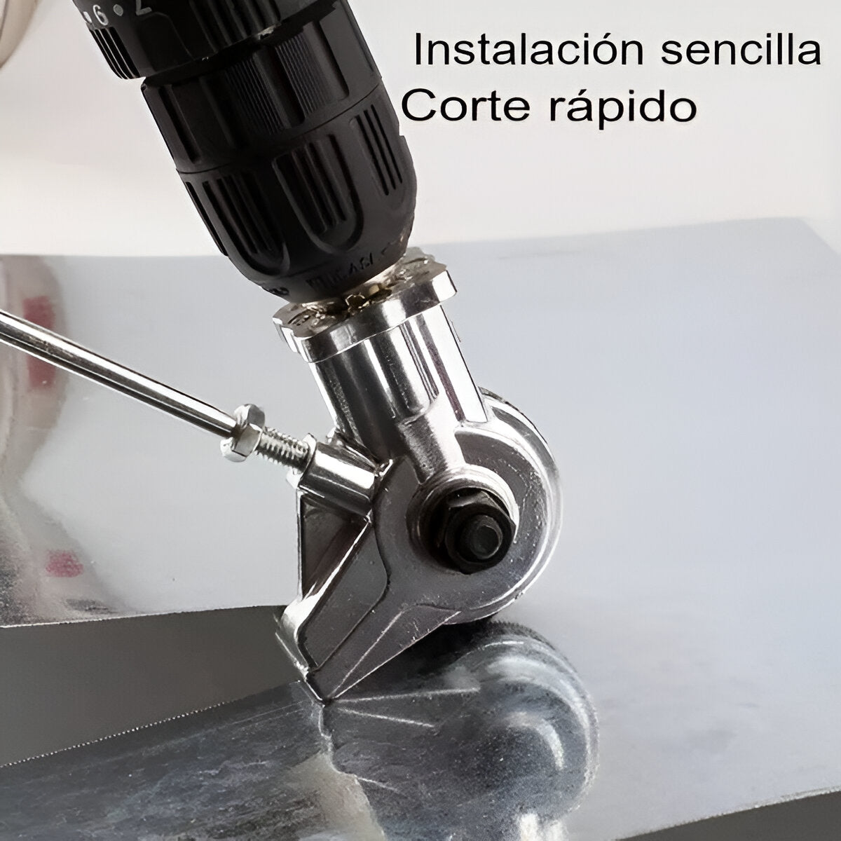 ACCESORIO DE DRILL CORTADOR DE PLACA METALICA