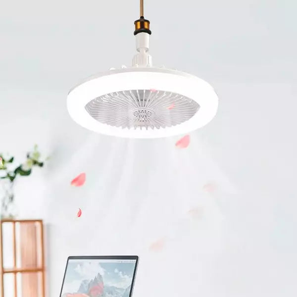 LAMPARA LED + ABANICO DE TECHO PREMIUN