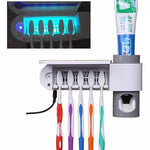 ESTERILIZADOR DE CEPILLOS UV PRO + DISPENSADOR DE PASTA